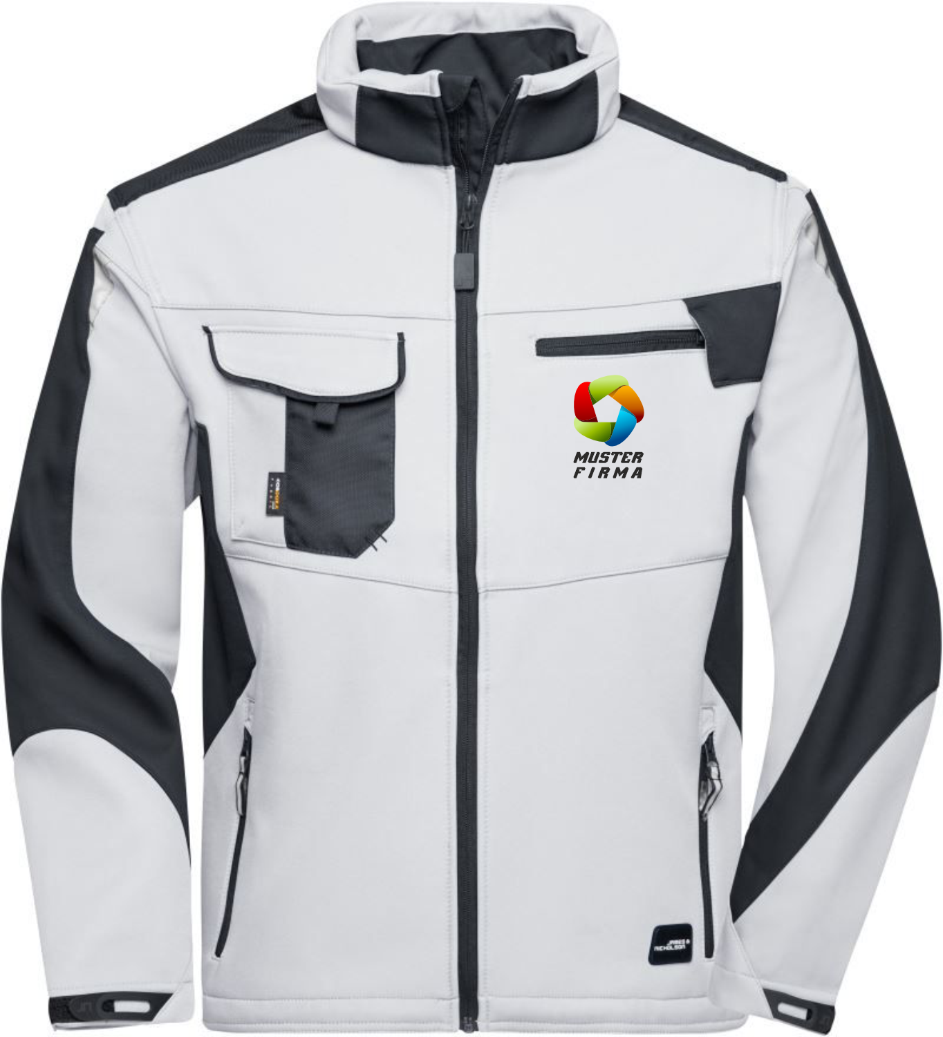 Workwear Softshell Jacke
inkl. Firmenlogo