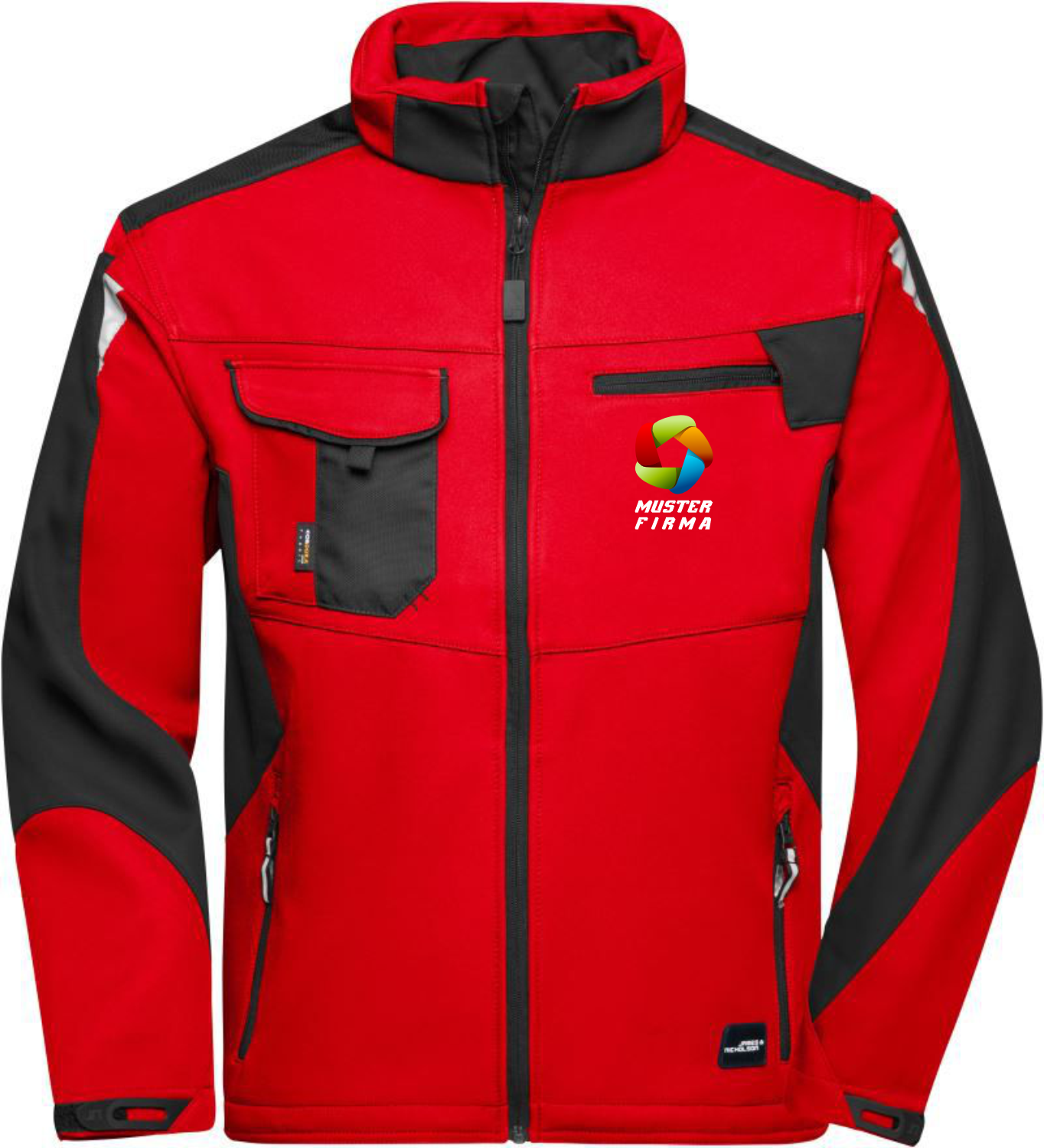 Workwear Softshell Jacke
inkl. Firmenlogo