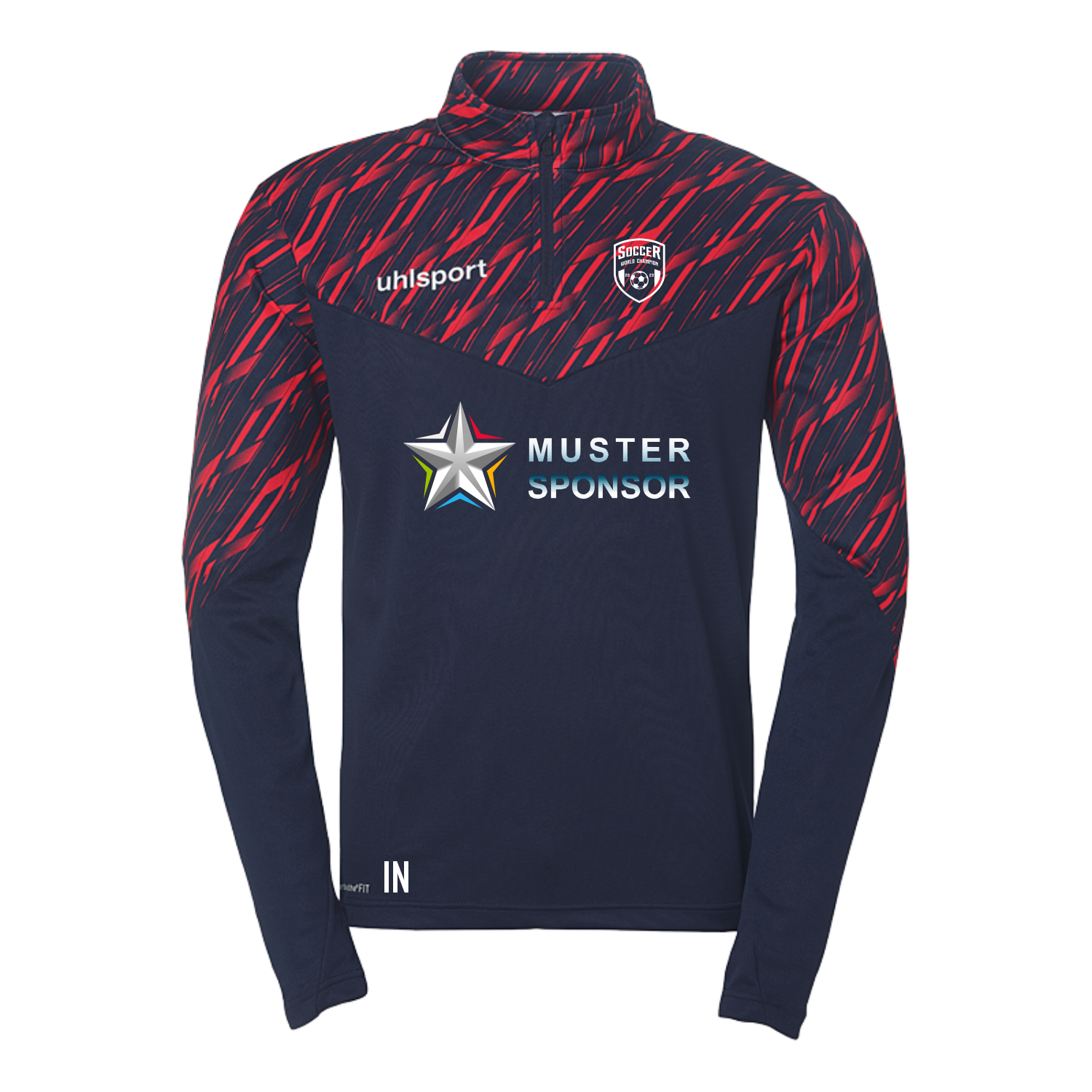 Progressive 28 1/4 Zip Top
inkl. Wappen & Sponsorenlogo