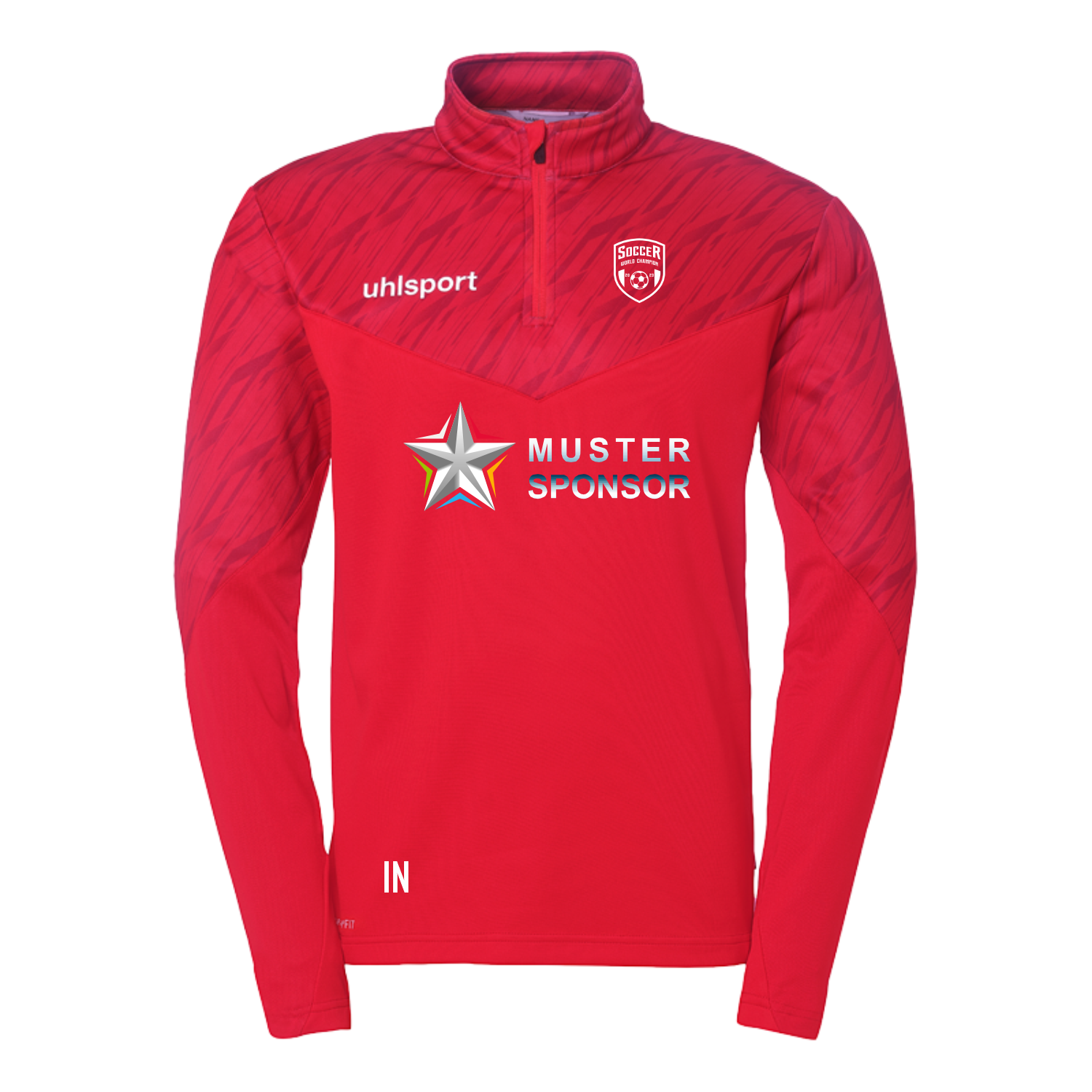 Progressive 28 1/4 Zip Top
inkl. Wappen & Sponsorenlogo
