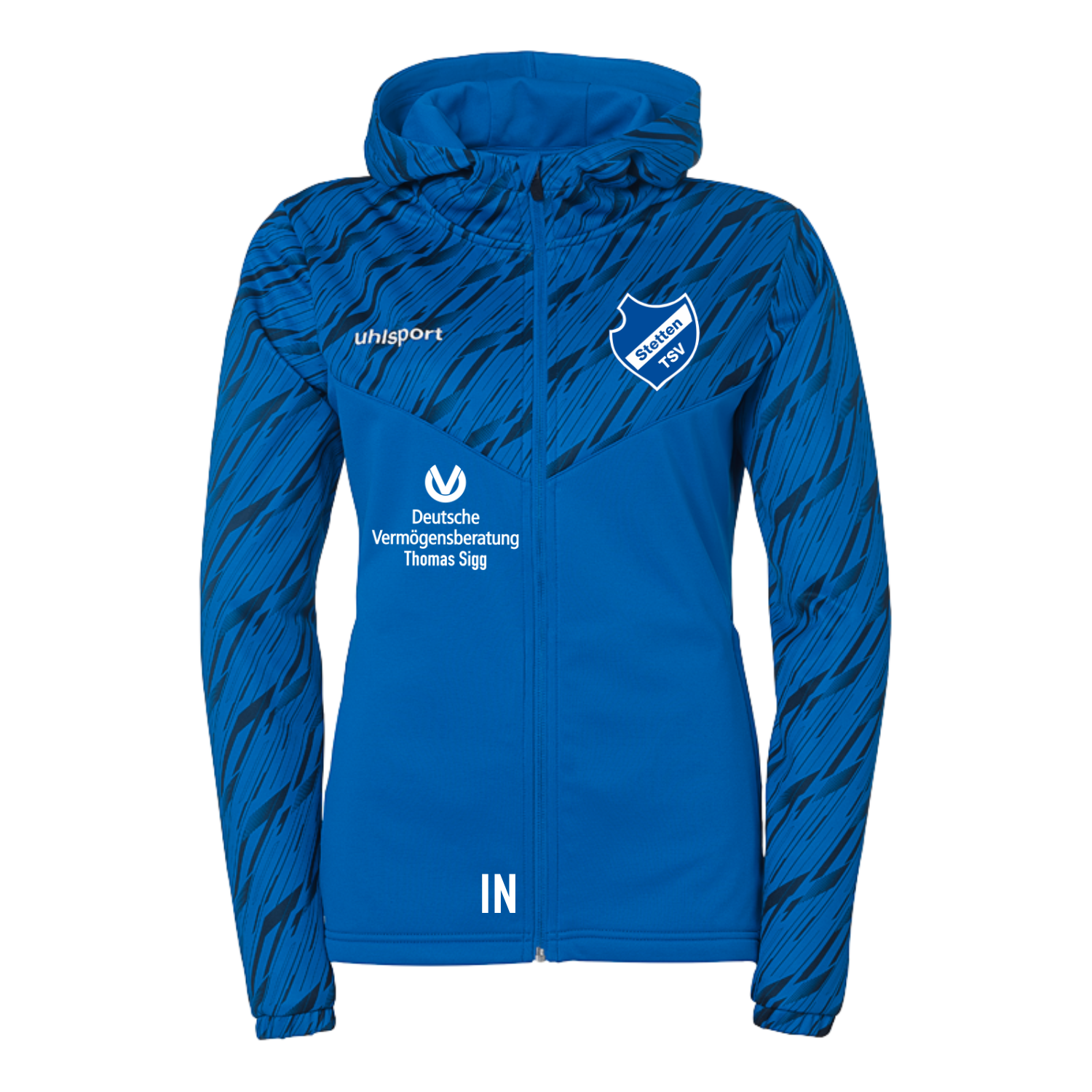 Damen Progressive 28 Multi Hood Jacke- TSV Stetten
inkl. Wappen, Vereinsname & Sponsorenlogos