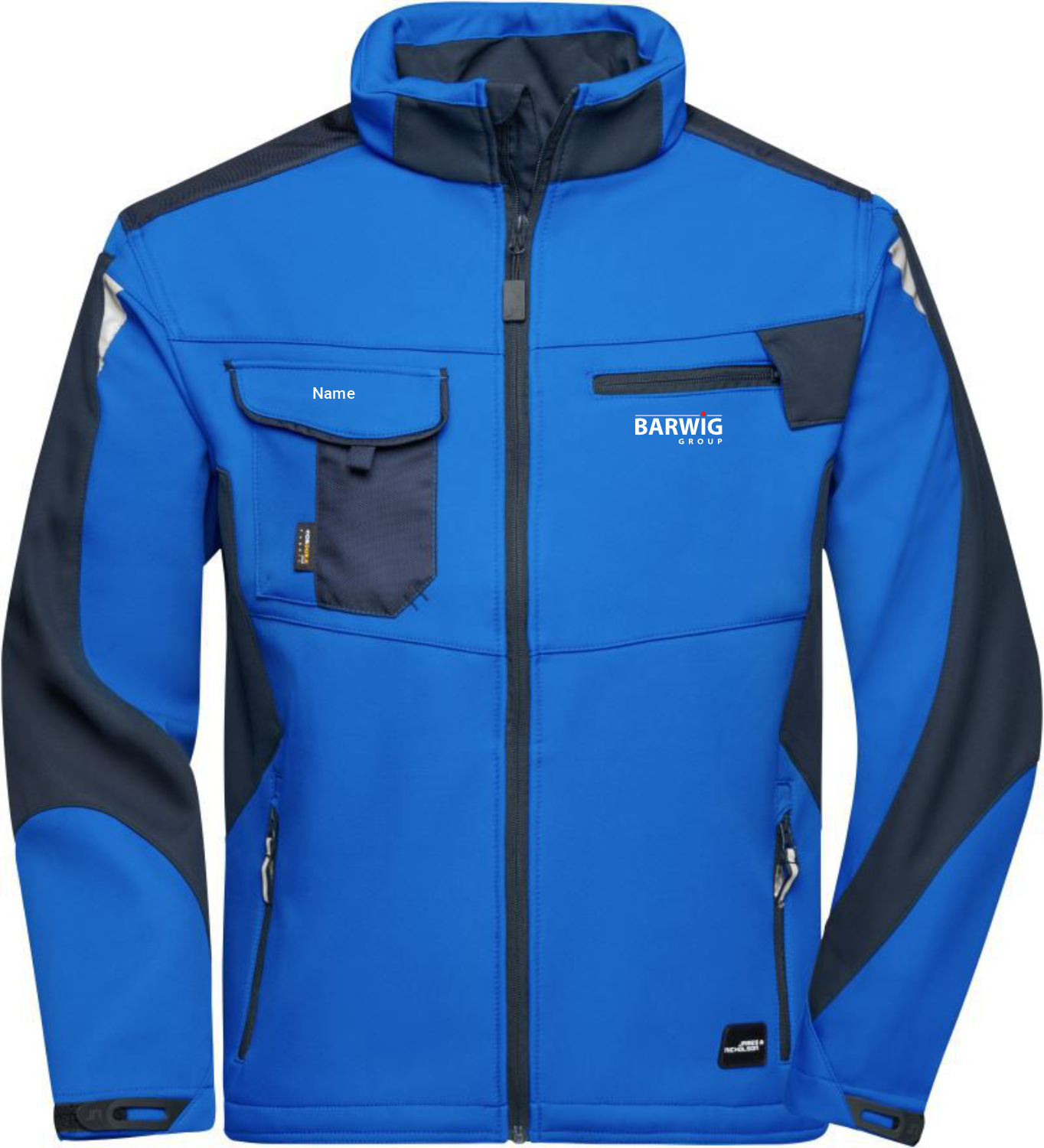 Workwear Softshell Jacke - STRONG -
inkl. BARWIG Logo