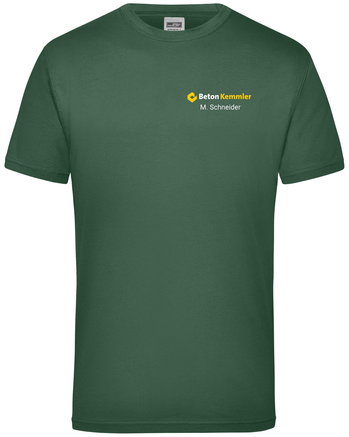 802368 - Workwear-T-Shirt
inkl. Brustdruck Kemmler & Name