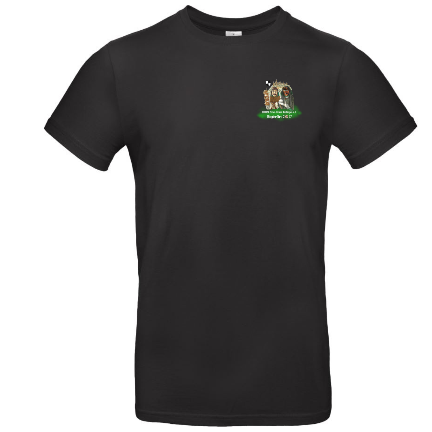 Herren T-Shirt Ringtreffen - Zollerhexen
inkl. Logos