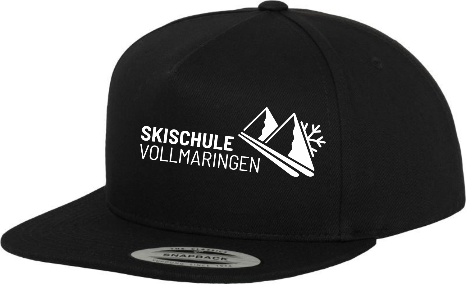 5 Panel Snapback Kappe - SCV
inkl. SKISCHULE Vollmaringen Logo