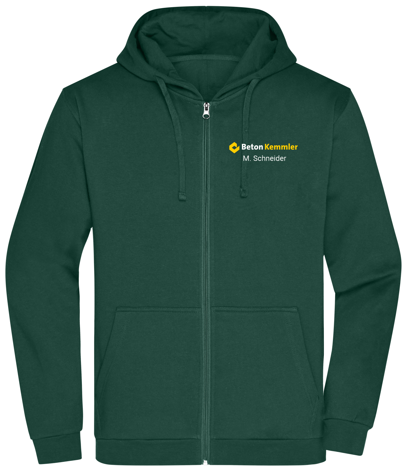 805214 - Kapuzenjacke inkl. Brustdruck Kemmler & Name