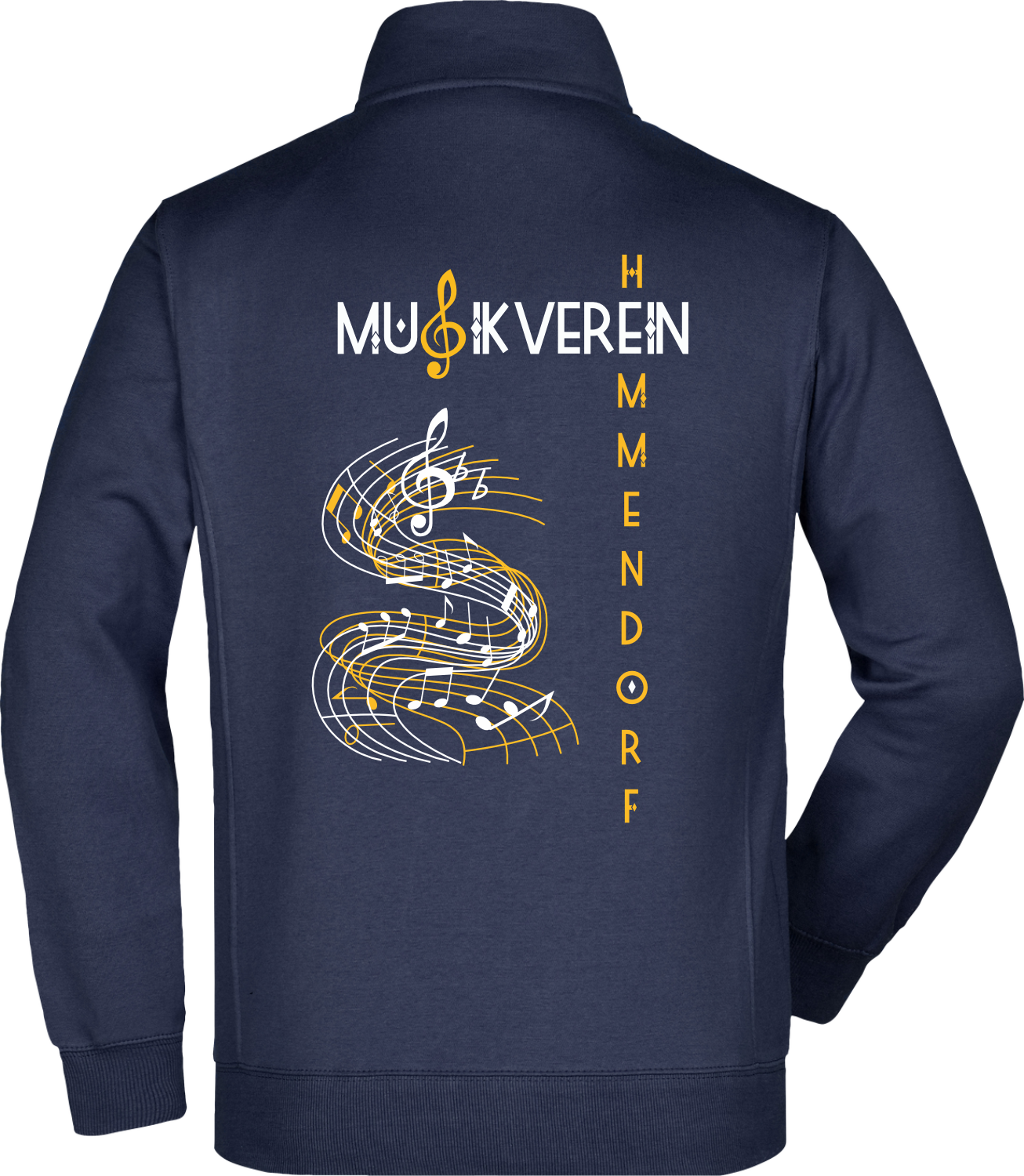 Herren Sweatjacke - MVHe
inkl. MVHe Logo & Rückendruck