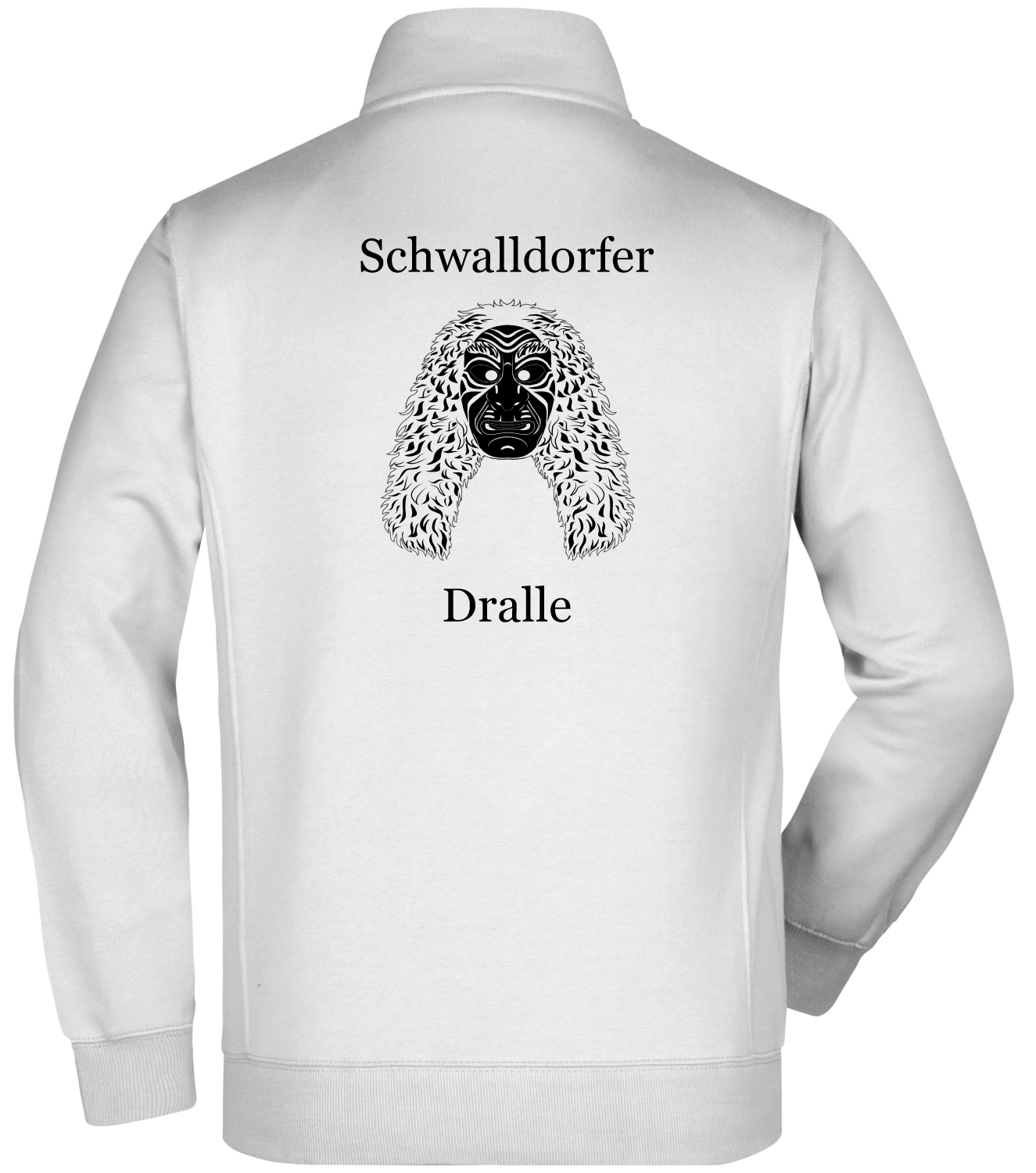 Herren Sweat Jacke Dralle - 
inkl. Dralle Logo & Wappen